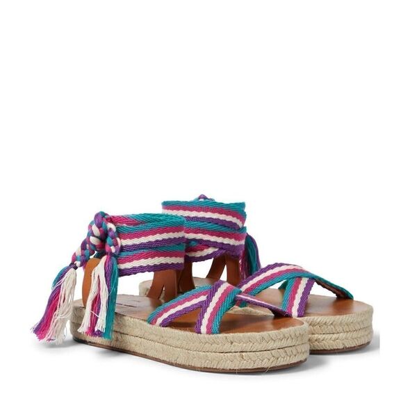 Isabel Marant Shoes - Isabel Marant Women Malay Espadrille Sandals Flatform EU 39 US 9 Pink Purple New